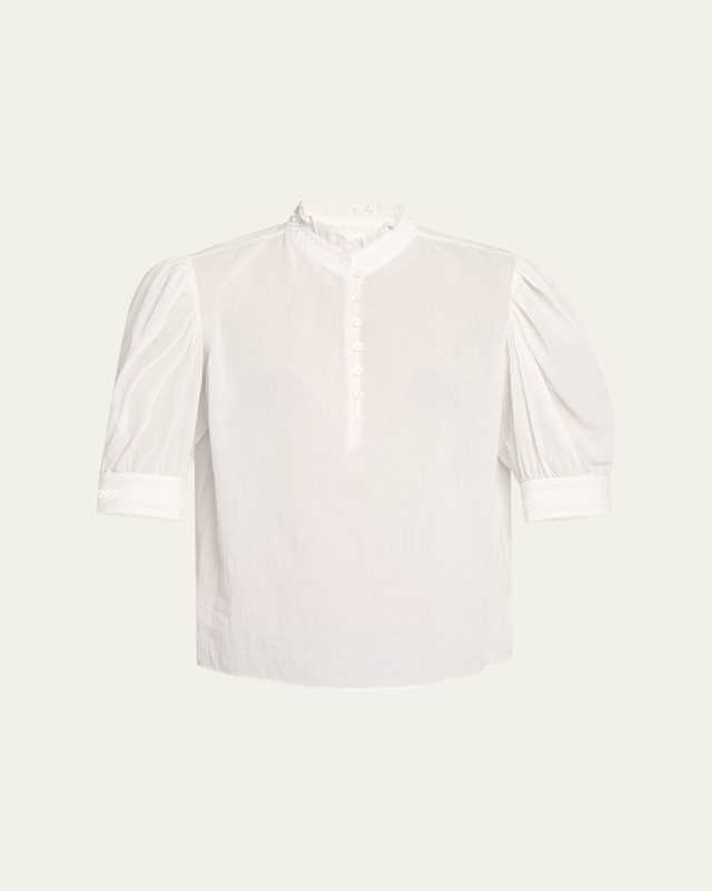 The Ruffle Collar Top